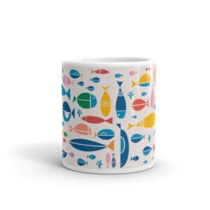 Alternative view of Fishies Tourist Mug