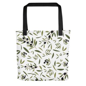Olive Leaf Tote Bag