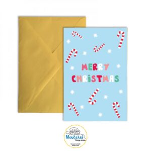 Christmas Card 'Candy Canes'