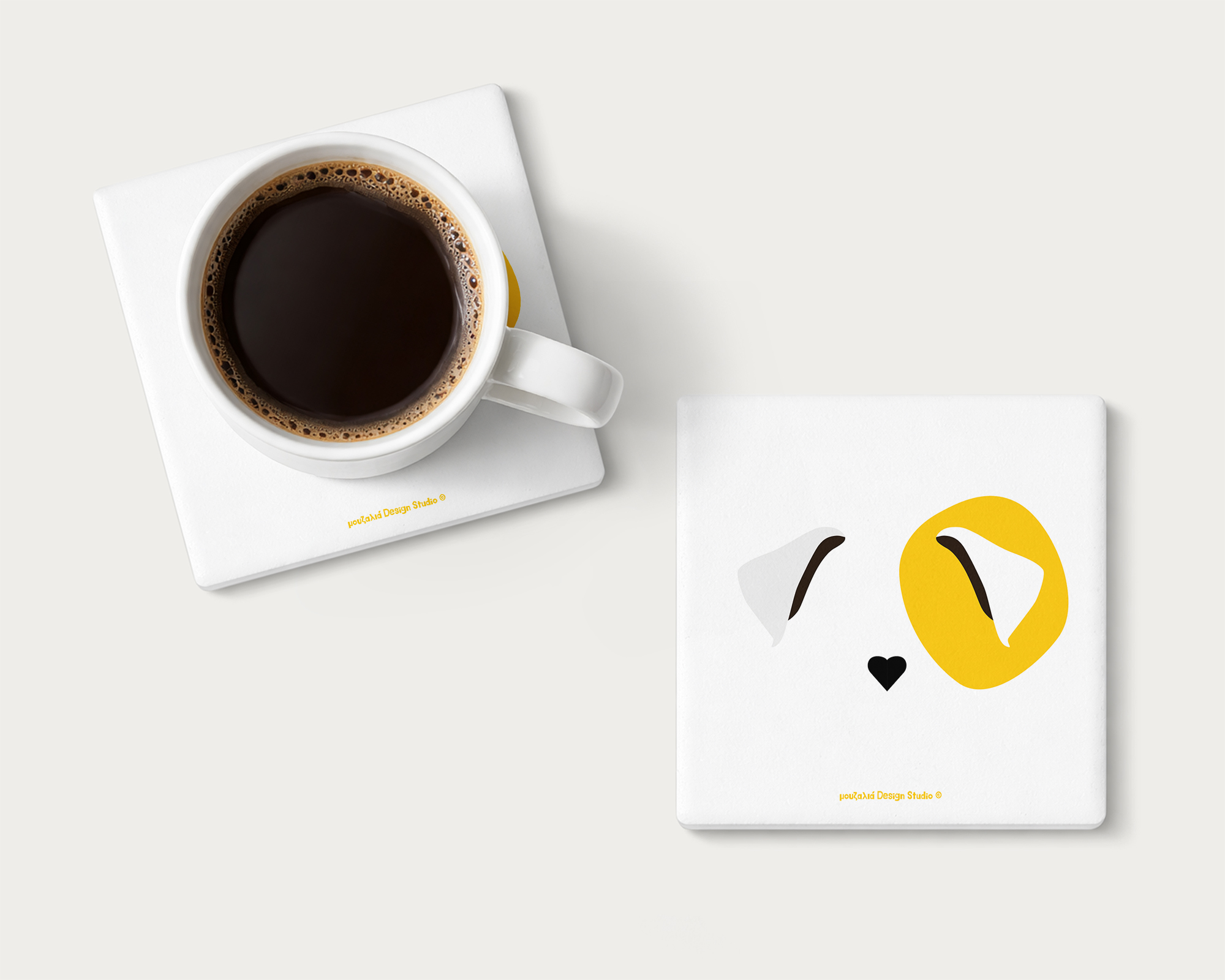 Ceramic Coaster | Easily Distracted By Dogs - Image 6