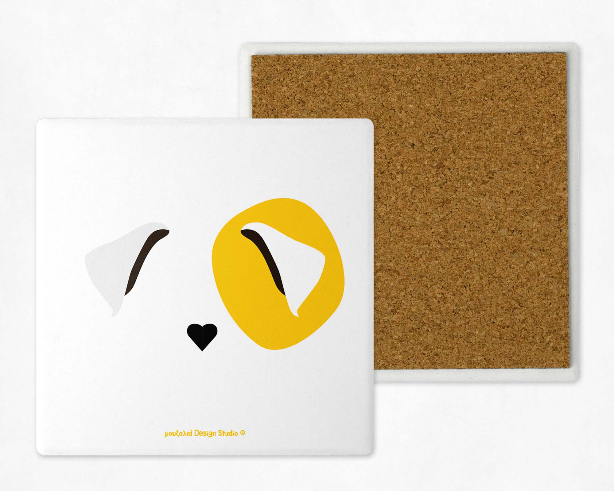Ceramic Coaster | Easily Distracted By Dogs - Image 3